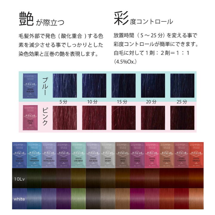 楽天市場】□2個セット□ ピカラスピードプラス スモーキー 40ml ヘア 