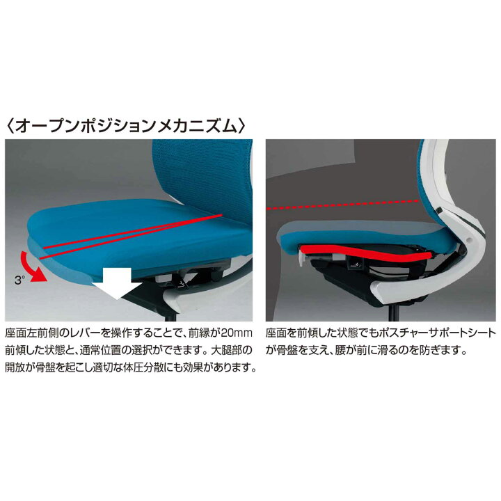 楽天市場】コクヨ デスクチェア オフィスチェア 椅子 Bezel ベゼル CR  