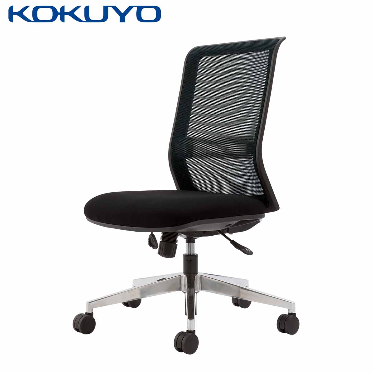 【ラクラク納品】空間を選ばない。リーズナブルなハイクオリティオフィスチェア コクヨ デスクチェア オフィスチェア 椅子 ENTRY エントリー CR-AL9000BK メッシュタイプ ブラックシェル アルミ脚