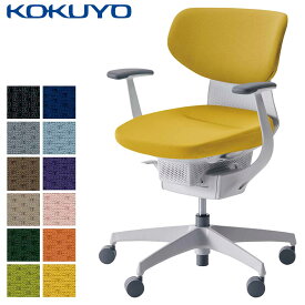 コクヨ デスクチェア オフィスチェア 椅子 ing イング CR-GW3201E1 クッションタイプ ラテラルタイプ T型肘 ホワイトシェル ホワイト樹脂脚 -v フローリング用キャスター