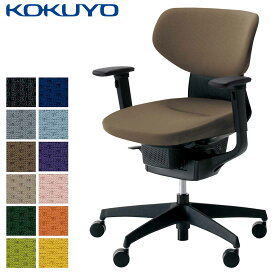 コクヨ デスクチェア オフィスチェア 椅子 ing イング CR-G3211E6 クッションタイプ ラテラルタイプ 可動肘 ブラックシェル ブラック樹脂脚 -v フローリング用キャスター