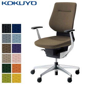 コクヨ デスクチェア オフィスチェア 椅子 ing イング CR-GA3243E6 クッションタイプ バーチカルタイプ アルミ肘 ブラックシェル アルミポリッシュ脚 -v フローリング用キャスター