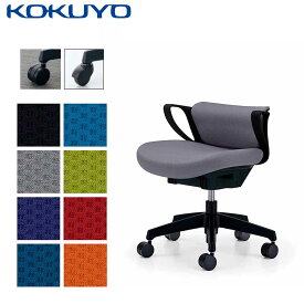コクヨ デスクチェア オフィスチェア 椅子 ピコラ picora CR-G534E6 ミニバック ブラックシェル 布 -v フローリング用キャスター