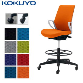 コクヨ デスクチェア オフィスチェア 椅子 ピコラ picora CR-FG532E1 ハイタイプ ハイバック ホワイトシェル 布 -v フローリング用キャスター