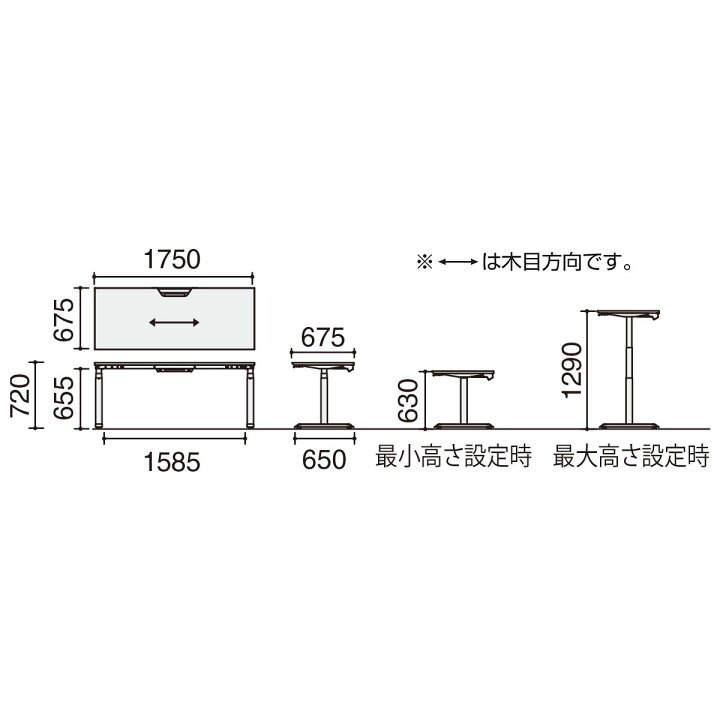 楽天市場】コクヨ 電動式昇降デスク SEQUENCE シークエンス DSE 