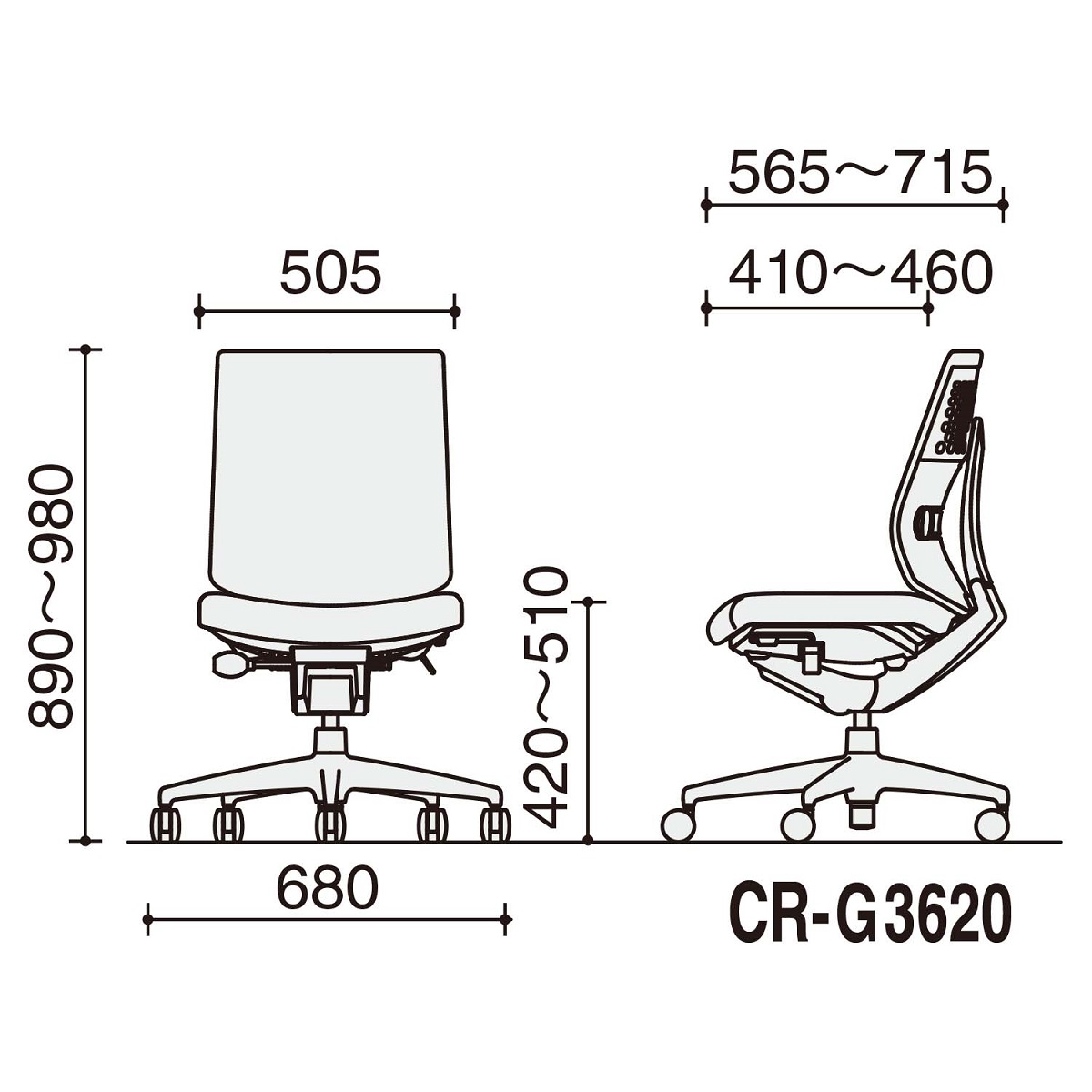 【楽天市場】コクヨ デスクチェア オフィスチェア 椅子 Wizard3 ウィザード3 CR-G3620E1 肘なし ホワイトシェル ブラック樹脂脚  -v フローリング用キャスター: コクヨオンラインストア楽天市場店