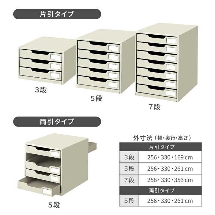 楽天市場】【コクヨ 公式】レターケース＜スチール引き出し＞ A4 縦 片 