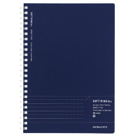 【コクヨ 公式】 ソフトリングBizドット B罫 50枚A5 紺 ソフトリング ノート 公式 コクヨ KOKUYO