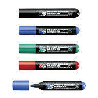 【コクヨ 公式】ホワイトボード用マーカー 中字 ロング筆記タイプ 中綿タイプ インク補充式 PM-BL102B PM…
