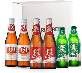 KOKYOオリジナル ベトナムビール 飲み比べBOX瓶6本セット (333/サイゴン/サイゴンスペシャル) [ 330ml×6本 ] (2本×3種類)