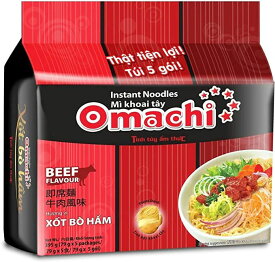 Omachi Bo 牛肉味 5食入インスタント麺 オマチ 72gx5