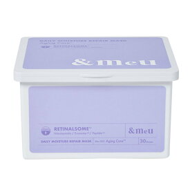 【20%OFF】角質ケア 韓国シートマスク 30枚入り DAILY MOISTURE REPAIR 30枚入り大容量 &meu アンドメウ シートマスク フェイスパック 保湿 エイジングケア 毛穴ケア
