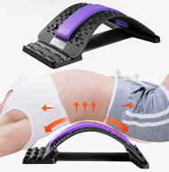 バックストレッチャー 背中 ストレッチ 腰 背筋 伸ばし 循環を促進す 器具 ツボ押し 健康グッズ プレゼン…
