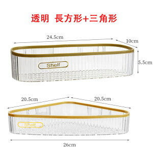 浴室用ラックコーナー三角 シャワーラック シャンプーラックウォールラック水切り可能で 壁掛け棚 強力粘着固定 お風呂の壁に 洗面所 お風呂 シャワーラック