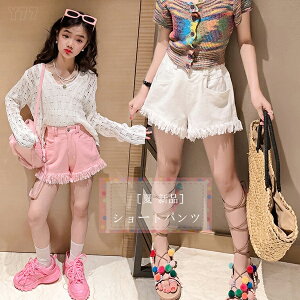 韓国子供服 女の子 ショートパンツ 夏 新品 キッズ 女の子 ズボン パンツ ショーツ ホワイト ピンク おしゃれ カワイイ 夏着 姉妹 双子 プレゼント ショートパンツ 通学着 通園着 旅行 お出か