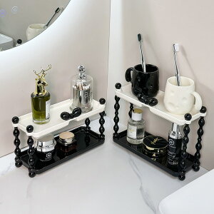 浴室化粧品収納棚です、トイレデスクラックです、トイレ洗面台整理台です、卓上化粧品棚です、浴室ラックは省スペースです、お手洗いグッズ整理の神器です、トイレテーブル収納ラック