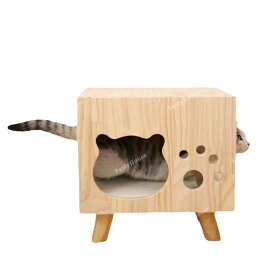 【送料無料】ペットベッド 猫 ベッド 四角型 天然素材 猫 ちぐら風 多頭飼い ネコ ねこ 犬 小型犬 ナチュラル つぐら風 ペットハウス グレー 暖かい ネンネ 置き型