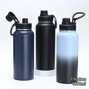 水筒 ステンレスボトル タケヤ 1000ml 1リットル キッズ おしゃれ 子供 保冷 直飲み ダイレクト アウトドア 真空断熱 魔法瓶 カバー付き つや消し