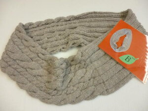 N-987 手あみの冬じたくキットB【ハマナカ】スヌードB ソノモノアルパカウール 6玉 手編み 編み物【C4-11-125-5】