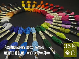 ★全35色セット★【DMC】刺しゅう糸　#25　25番糸　ラメ入り ETOILE（エトワール）【C3-8】