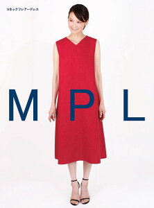 M190 【mパターン研究所】 Vネックフレアードレス(おとな)(型紙)【取寄せ品】 【C3-10-110-1】