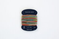 『横田』 DARUMA ダルマ 刺し子糸 (細) 8色カスリ カード巻 約40m Sashiko 手芸 【C3-8-140-3】