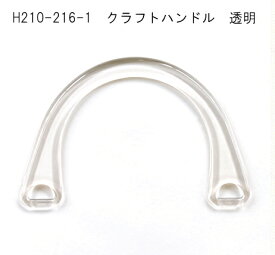 H210-216-1【ハマナカ】クラフトハンドル　透明【C4-13-141-1】U-OK