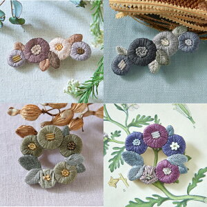 yk.omonoz@floret hair accessory wANbv@/@floret wreath brooch u[`@hイLbg@@{@yC3-7-120-1zU-OK