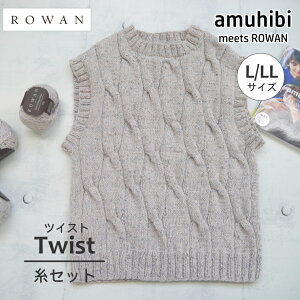 �yamuhibi meets ROWAN���zKNIT-03�@Twist�@�����Z�b�g�@(Felted Tweed Aran 11��)�@�����ysmtb-KD�z�yC4-12-110-10�z