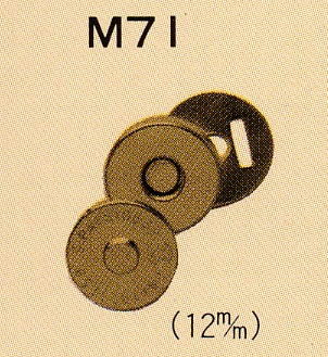 期間限定送料無料 ※ゆうパケットOK M-71 ジャスミン 67％以上節約 C3-8 12mm マグネットボタン