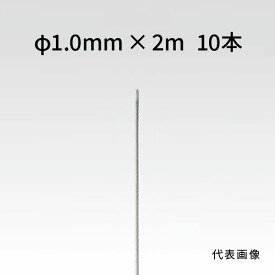 荒川技研 ストレートワイヤー ステンレス Φ1.0mm×2m 10本 90011020