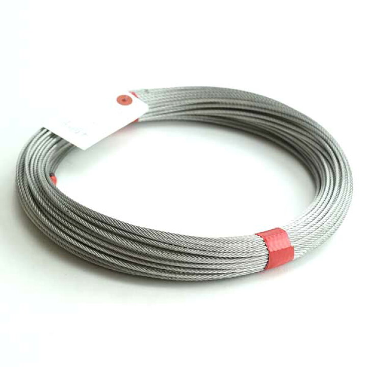 楽天市場】ステンレス ワイヤー ロープ 3mm 50m巻 構成7×19 sus 304  