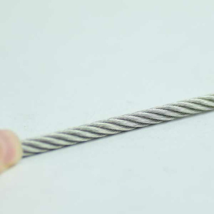楽天市場】ステンレスワイヤー ロープ 6mm 30m巻 構成7×19 SUS304 : あ 