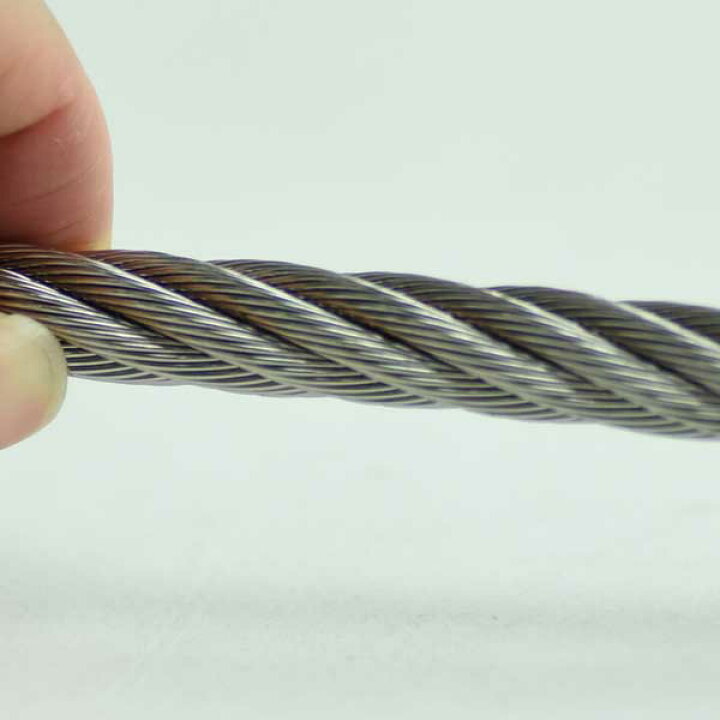 楽天市場】ステンレスワイヤー ロープ 12mm 30m巻 構成7×19 SUS304 