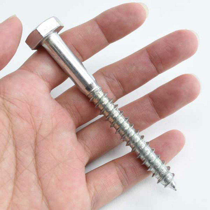 楽天市場】コーチボルト 首下径 9mm 90mm長 ユニクロ 【100本】 六角 