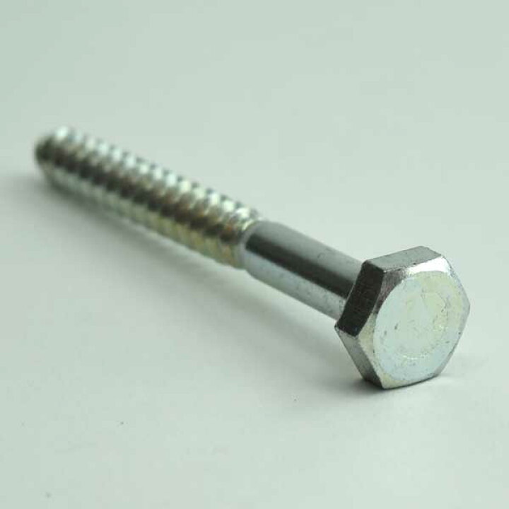 楽天市場】コーチボルト 首下径 9mm 90mm長 ユニクロ 【100本】 六角 