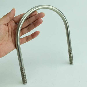 一般鋼管用Uボルト ステンレス 125A ネジ径M12 UK-12M125A 水本