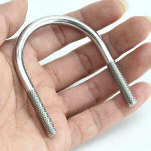 水本 一般鋼管用Uボルト UK-6M32A ネジ径M6 【10個】 ステンレス 32A
