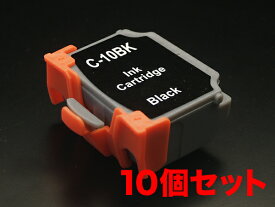 BCI-10BLACK キヤノン用 BCI-10 互換インクタンク ブラック 10個セット ブラック10個セット BJ M70 BJ M70PW BJ M40 BJ-30v BJC-80v BJC-50v BJC-50v Ti BJC-35v BJC-35vII