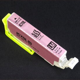 ICLM70L エプソン用 IC70 互換インクカートリッジ 超ハイクオリティ 増量 ライトマゼンタ 増量ライトマゼンタ EP-306 EP-315 EP-706A EP-775A