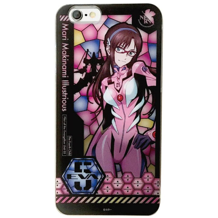 楽天市場 ヱヴァンゲリヲン新劇場版 ステンドグラス柄 Iphone6s 6対応キャラクタージャケット 真希波 マリ イラストリアス こまもの本舗 楽天市場店