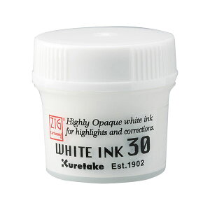 ���| Kuretake ZIG CARTOONIST WHITE INK 30 CNCE201-3 �z���C�g