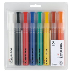 �y���񂹕i�z���| ZIG POSTCHALK MARKER WET-WIPE 6MM TIP �x�[�V�b�N 8�F�Z�b�g POST-500A/8VA �x�[�V�b�N8�F�Z�b�g
