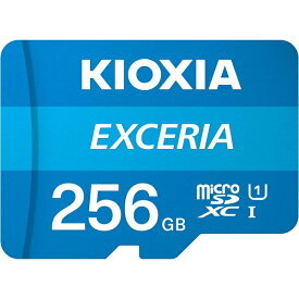 KIOXIA キオクシア(旧東芝) microSD Exceria microSDXC U1 R100 C10 フルHD 高速読み取り 100MB/s 256GB LMEX1L256GG2