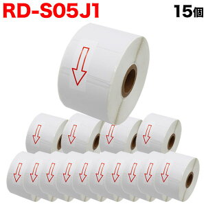 �u���U�[�p RD���[�� �v���J�b�g�����x�� (���M��) RD-S05J1 �݊��i 51mm×26mm 1535������ 15�Z�b�g