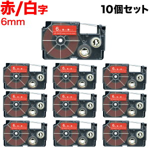 �J�V�I�p �l�[�������h �݊� �e�[�v�J�[�g���b�W XR-6ARD 10�Z�b�g 6mm�^�ԃe�[�v�^������
