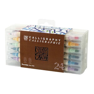 �y���񂹕i�z���| Kuretake ZIG �������[�V�X�e�� �J���O���t�B�[ 24�F�Z�b�g MS-3400/24V