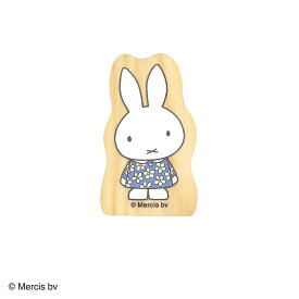 こどものかお ブルーナ ウッドピーススタンプ ミッフィー 002 2011-002 花柄ワンピース