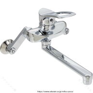 シングル混合栓 キッチン用 節水コア付 JIS規格品 壁付 蛇口 190mm パイプ 台所水栓 節水型 水道蛇口 キ…