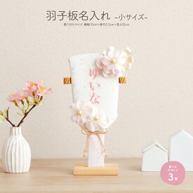 雛人形 名前旗 コンパクト おしゃれ モダン インテリア 女の子 羽子板 名入れ -小サイズ- 選べる3種類 初節句 ひな祭り 七五三 命名 刺繍 節句